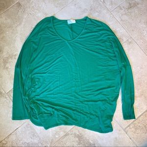 Oversized Kelly Green Top